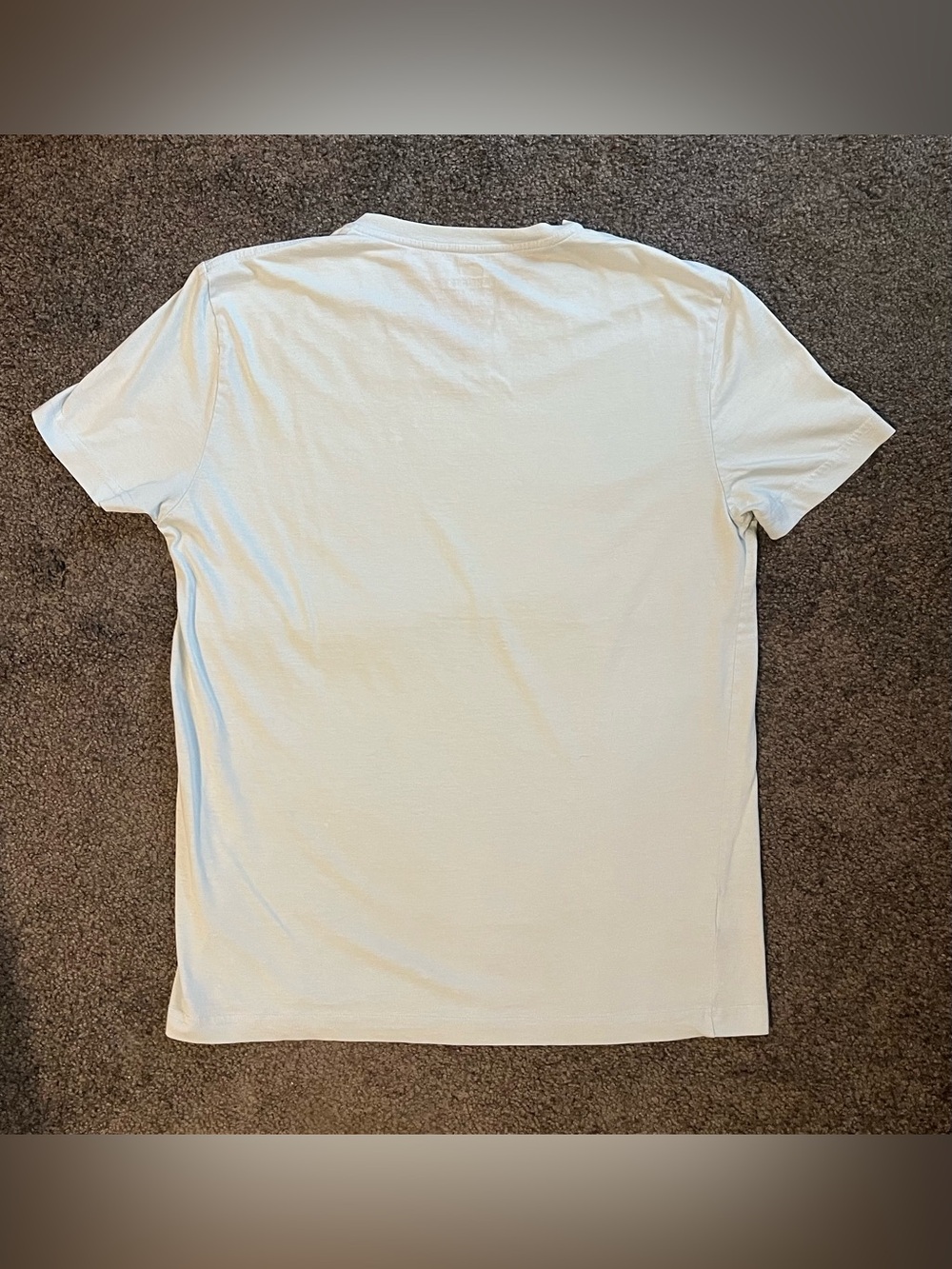 Lacoste Men's M Tan V Neck T Shirt - Picture 2 of 4